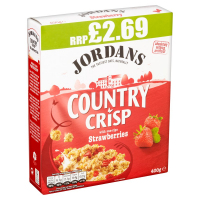 jordans country crisp strawberrie        400g     P/M