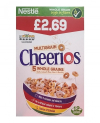 nestle cheerios fibre 5 whole grains      375g   P/M  
