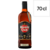 Havana club dark rum.  Cuba.    40%vol.    70c