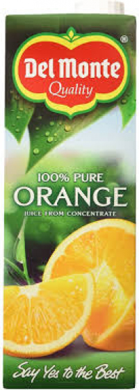  Del Monte 100% Pure Orange Juice from Concentrate 1l 