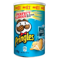 Pringles Salt & Vinegar Crisps 70g