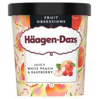 Häagen-Dazs Peach & Raspberry Ice Cream 460ml