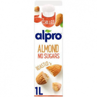 Alpro Long Life Almond Unsweetened Milk Alternative 1L