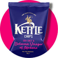 Kettle Sea Salt & Balsamic Vinegar crisps 80g PM