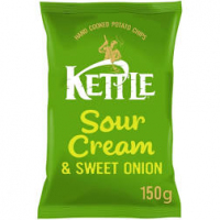 Kettle Chips Sour Cream & Sweet Onion Crisps 150g