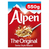alpen the original   swiss style muesli      500g    P/M
