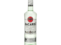 Bacardi white rum      Cuba.       37.5vol.     70cl 