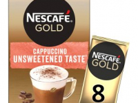 nescafe gold cappuccino unsweetened teste 8x14.2g      P/M