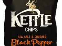 Kettle Chips Sea Salt & Black Pepper Corns 80g PM