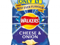 Walkers Cheese & Onion Crisps £1 PMP 65g