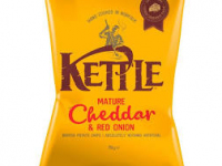 Kettle Chips Mature Cheddar & Red Onion Crisps 150g