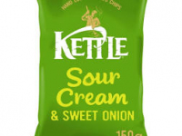 Kettle Chips Sour Cream & Sweet Onion Crisps 150g