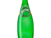 Perrier Naturally Sparkling Water Glass Bottle 750ml
