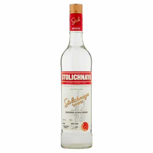 Stolichnaya.   40%vol.             70cl.      