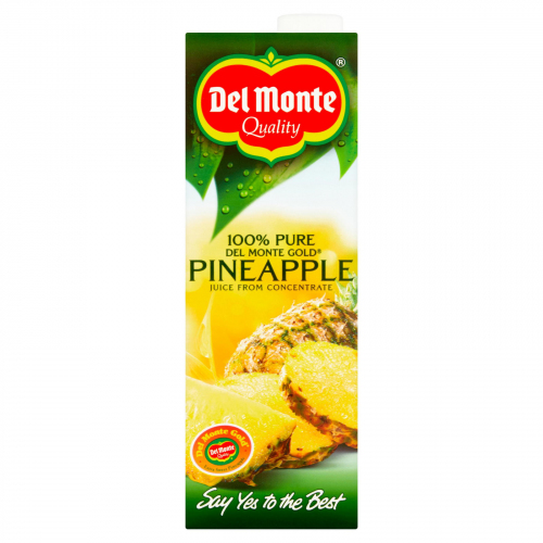 Del Monte 100% Pure Del Monte Gold Pineapple Juice from Concentrate 1 Litre