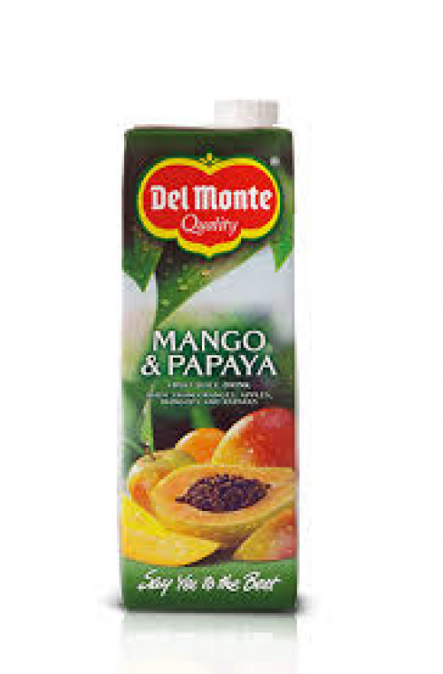 Del Monte Mango & Papaya Fruit Juice, 1L