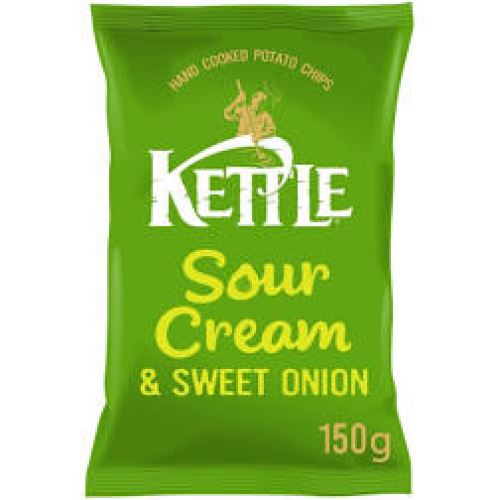 Kettle Chips Sour Cream & Sweet Onion Crisps 150g