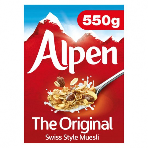 alpen the original   swiss style muesli      500g    P/M
