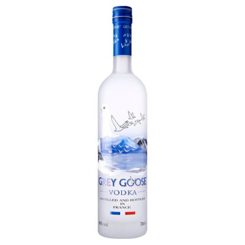 Grey goose.  40%vol.                70cl. 