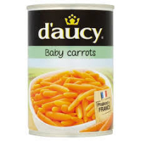 D'aucy Extra Fine Carrots 400 g