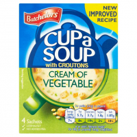 Batchelors Cup Soup Cream of Vegetable 4Sachets