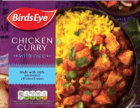 Birds Eye Chicken Curry with Rice 