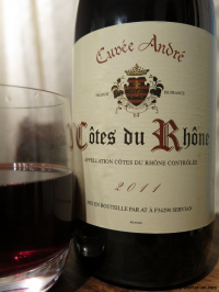 Cotes du Rhonda     France    13%vol      75cl