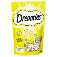Dreamies Adult 1+ Cat Treat Biscuits Delicious Cheese 60 g