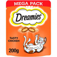 Dreamies Cat Treats With Chicken 200g 