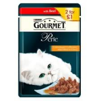 Gourmet Perle Connoisseurs' Collection Mini Fillets Cat Food Pouch 85 g 