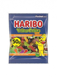 Haribo 50p PM Yellow Bellies Mini 70g