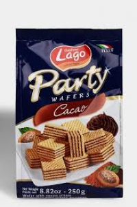 Lago Party Wafers Cacao 250g