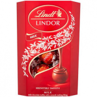 Lindt Lindor Milk Chocolate Truffles Carton 200G