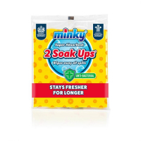 Minky Super Absorbent 2 Soak Ups Anti Bacterial