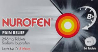 Nurofen Pain Relief 256mg Caplets 16 cap