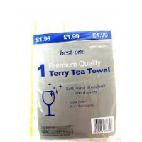 1 Premium Quality Terry Tea Towel