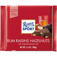 Ritter Sport Rum Raisins & Hazelnut 100g