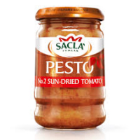 Sacla Pesto Sun-Dried Tomato 190g