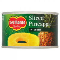 del monte pineapple slices in syrup  235g