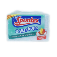 Spontex 2 Washups Non Scratch And Long Lasting