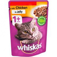 Whiskas 1+ Cat Pouch with Chicken in Jelly 100 g