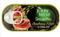 John West Anchovy Fillets in Olive Oil 100g