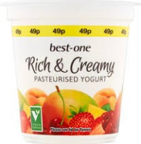 Best-One Rich & Creamy Cherry Pasteurised Yogurt 150g PM