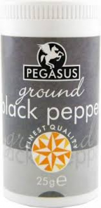 Pegasus Ground Black pepper 25g