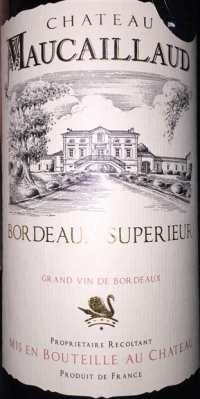 chateau maucaillaud bordeaux superieur   13%vol  750ml