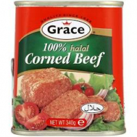 Grace 100% Halal Corned Beef 340G