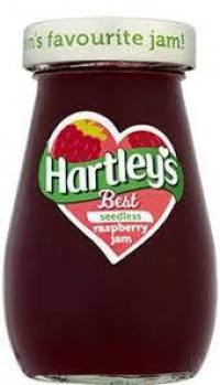 hartleys raspberry jam        340g  P/M