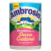 ambrosia strawberry devon custard   400g