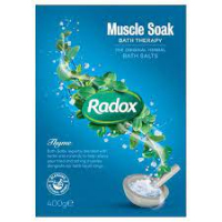 radox  muscle soak bath teerapy   400g
