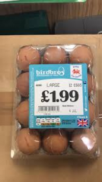 bird bros large    12eggs       P/M